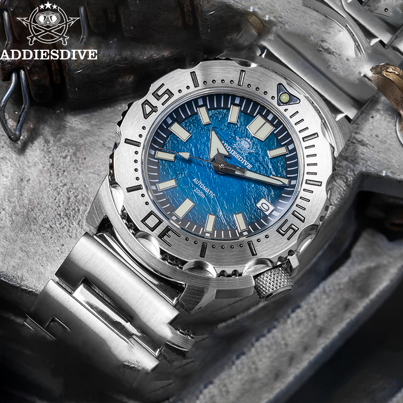 Anti Blue Light Film - ADDIESDIVE AD2047 Dive Watch 42mm Steel