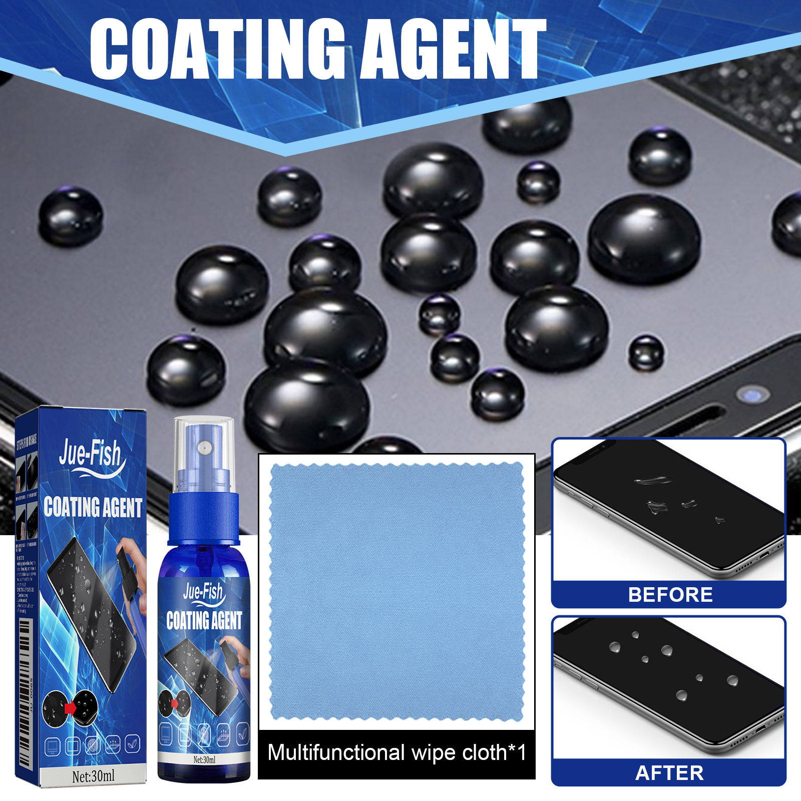 Screen Coating Agent, Smartpho - đánh giá và giá Oleophobic Coating Spray