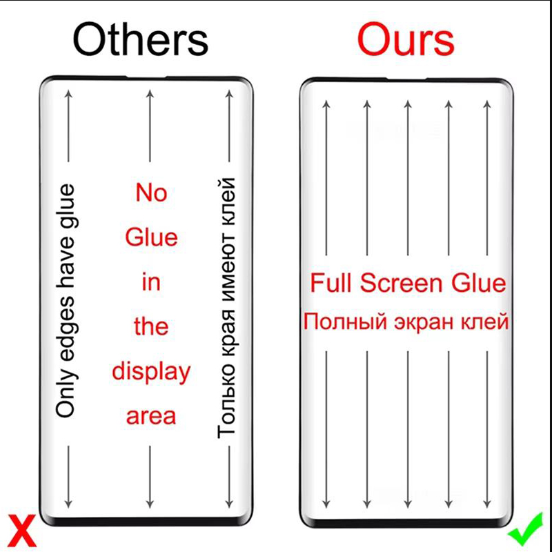 Full Glue Tempered Glass For X - đánh giá và giá Screen Alignment Tool