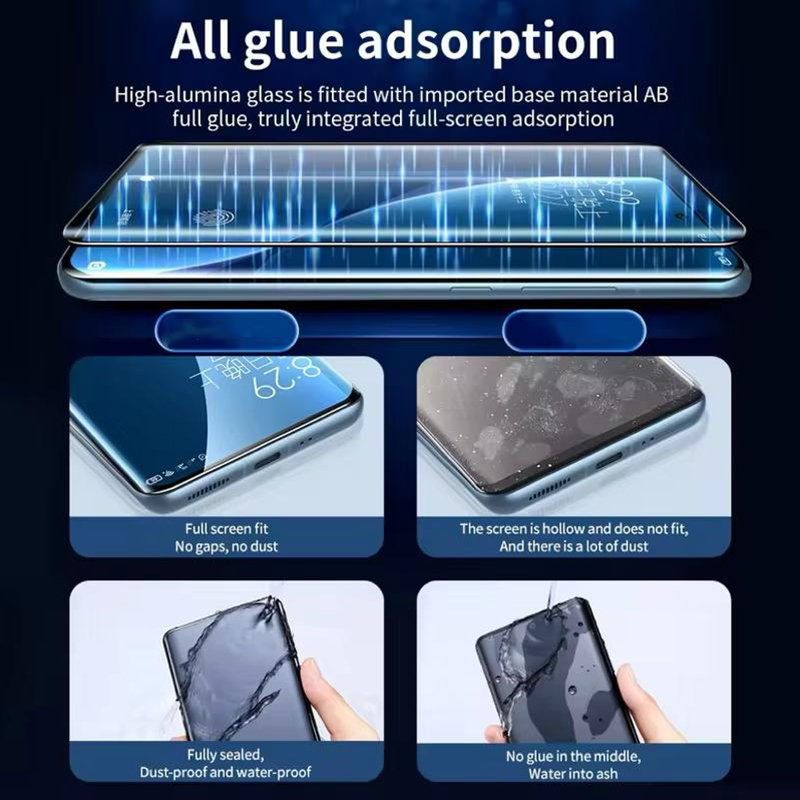 Full Glue Tempered Glass For X - đánh giá và giá Screen Alignment Tool