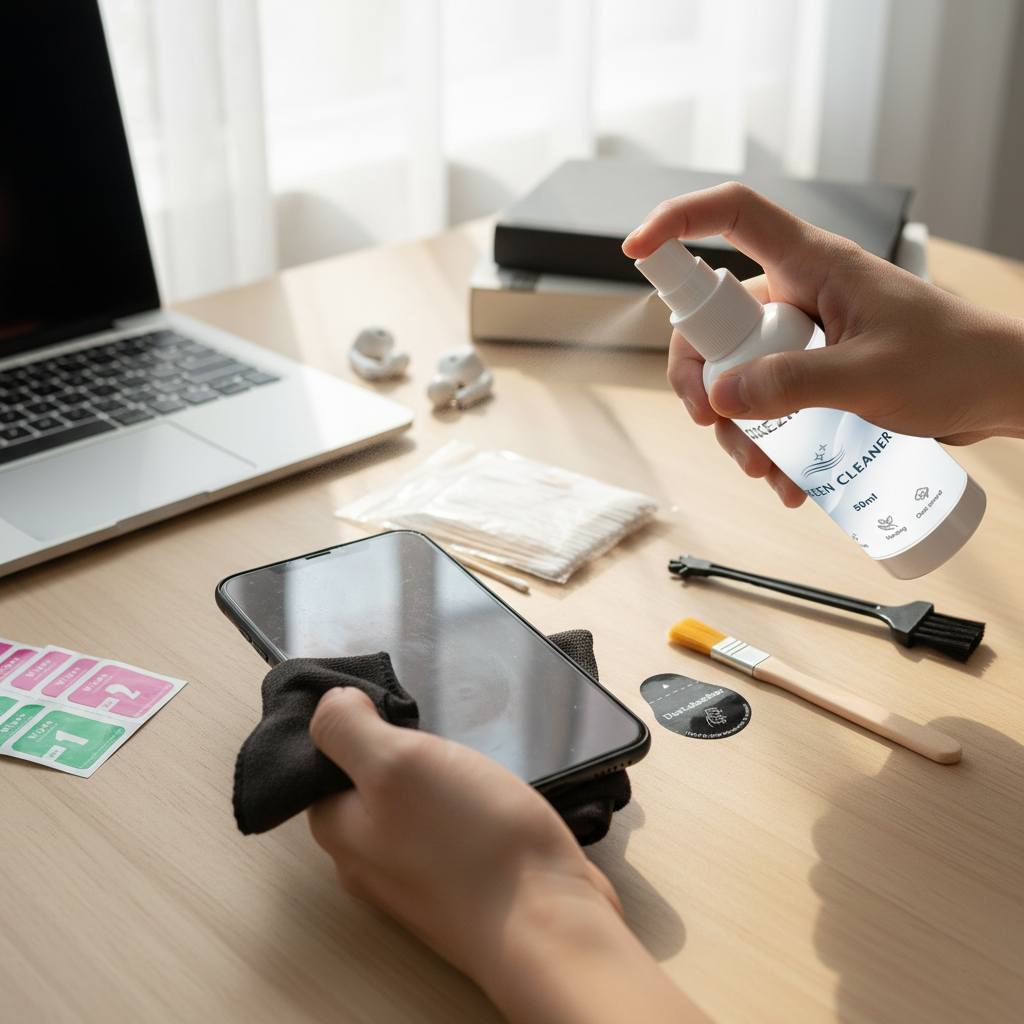 Phone & Tablet Screen Cleaning - đánh giá và giá Dust Removal Sticker