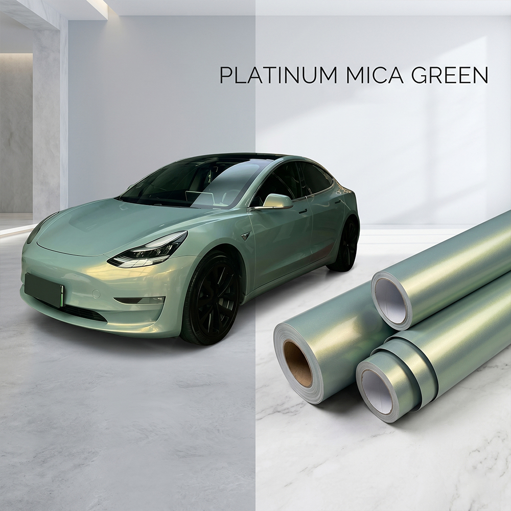 Car Vinyl Wrap Film Mica Green - đánh giá và giá Air Bubble Remover