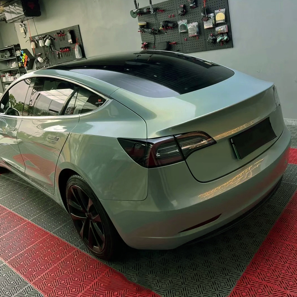 Car Vinyl Wrap Film Mica Green - đánh giá và giá Air Bubble Remover