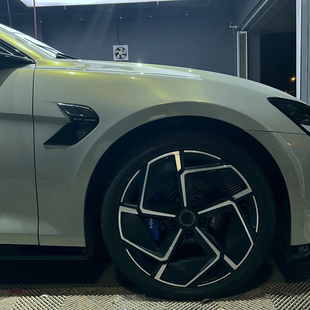 Car Vinyl Wrap Film Mica Green - đánh giá và giá Air Bubble Remover