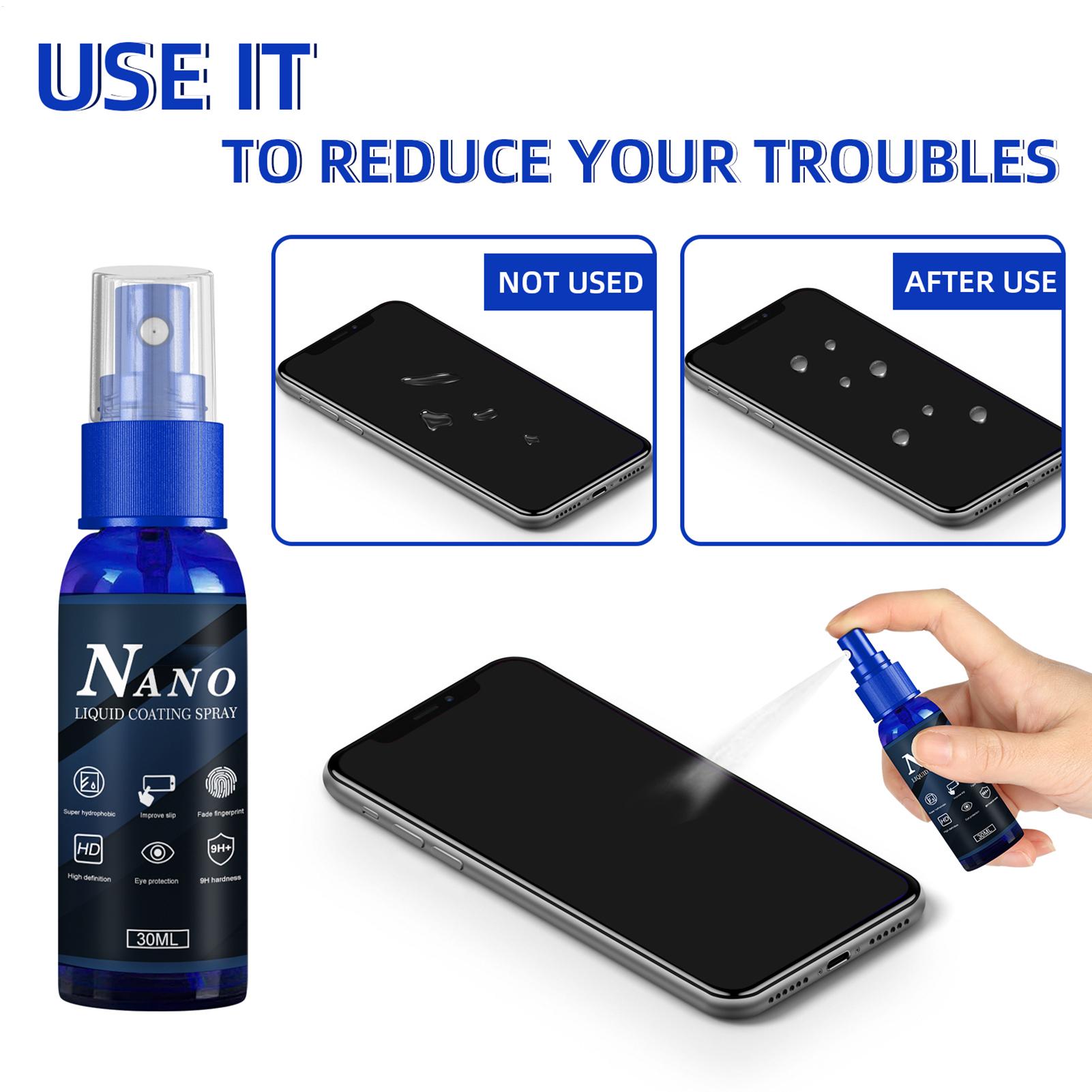 Phone Coating Spray Liquid Pro - đánh giá và giá Oleophobic Coating Spray