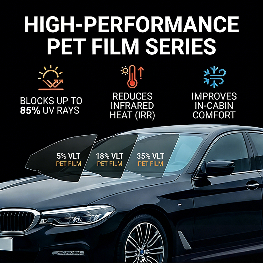 2m/5m 5/18/35 Percent VLT Car  - đánh giá và giá Glass Protector Auto