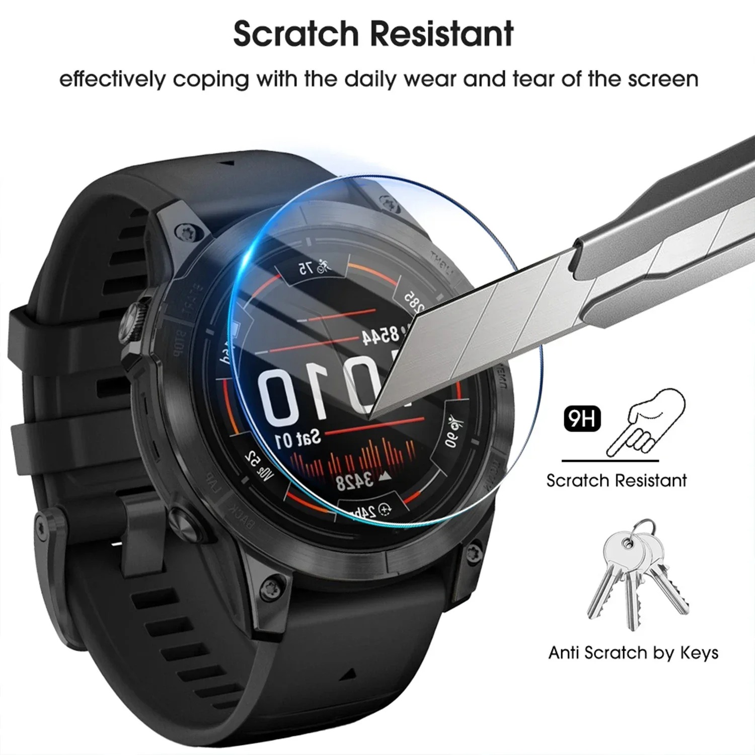 HD Tempered Glass For Garmin F - đánh giá và giá Screen Alignment Tool