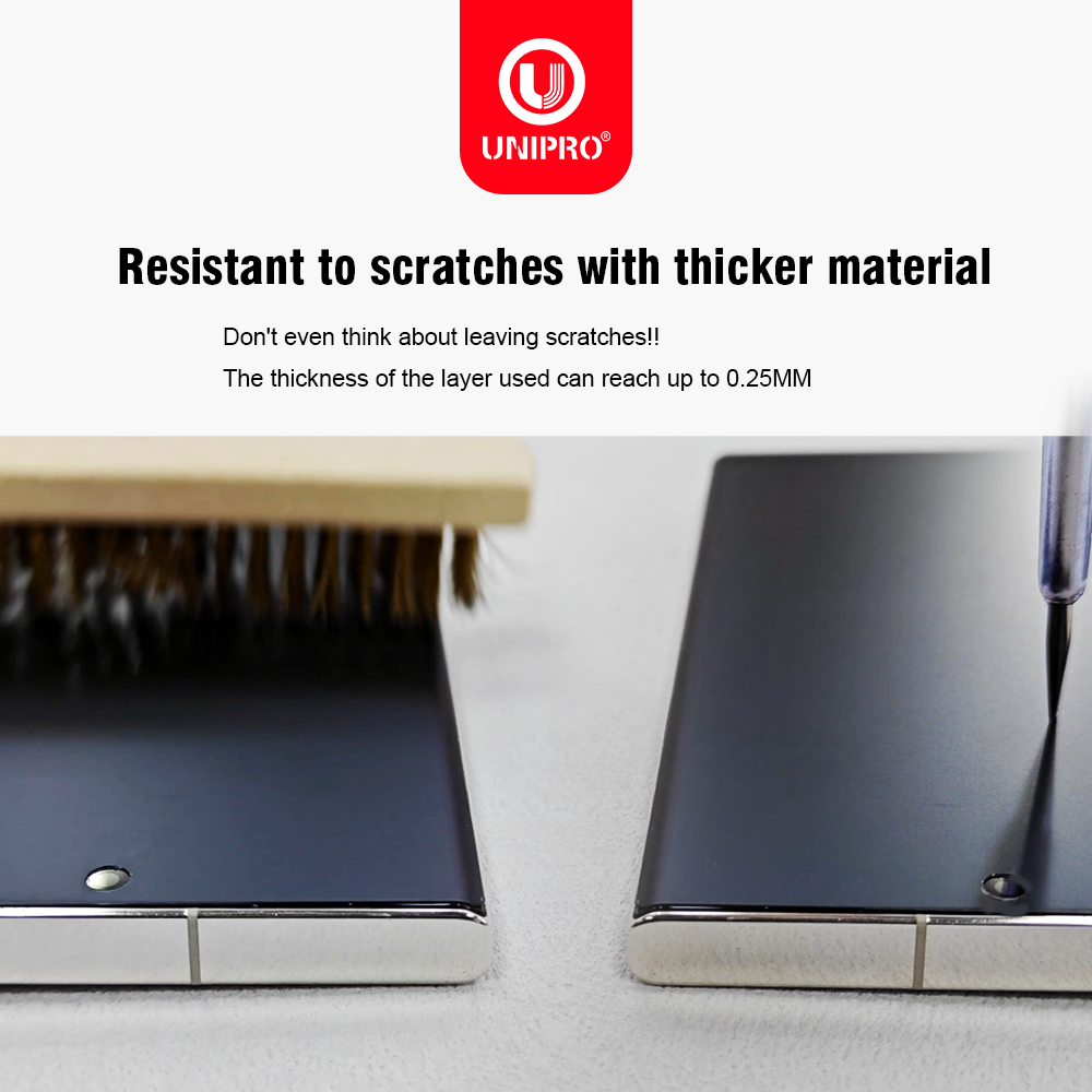 UNIPRO 250um HD MATTE UV Fiber - đánh giá và giá Screen Protector Cutter