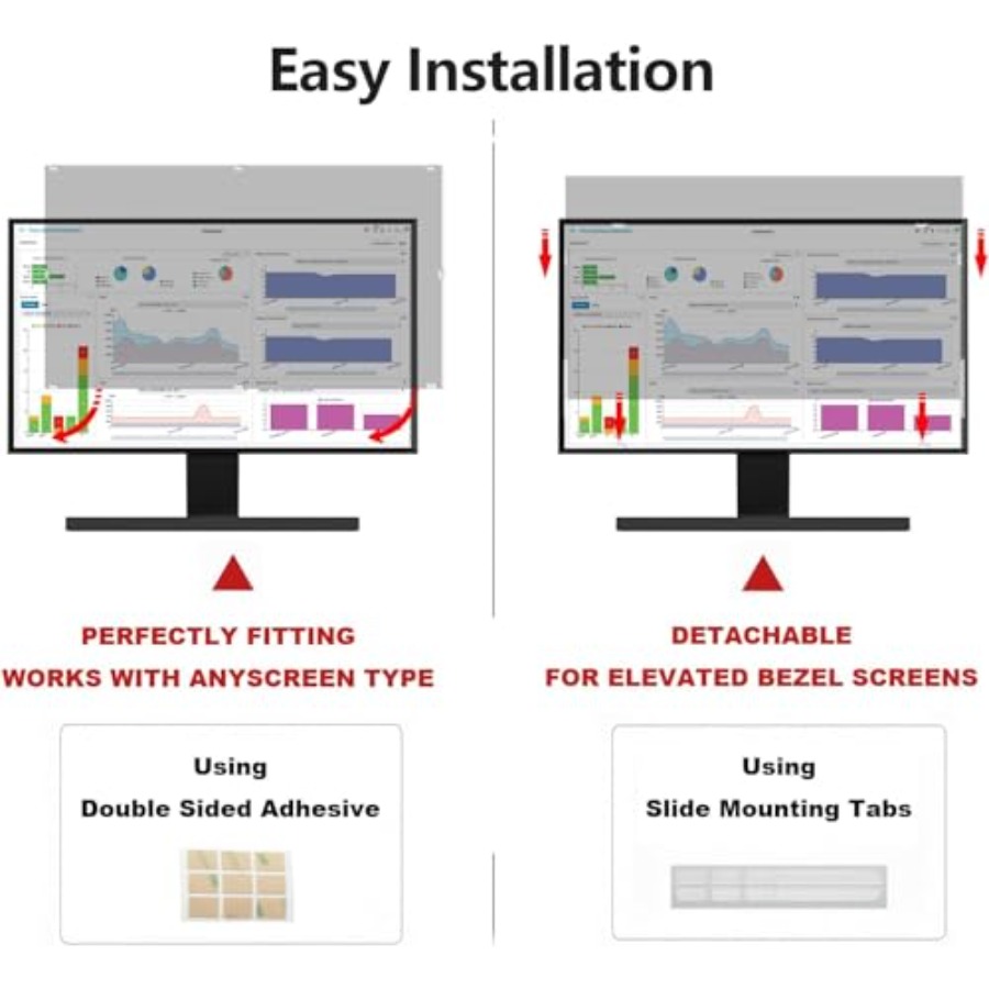 32 Inch Computer Privacy Scree - đánh giá và giá Privacy Filter 2Pack