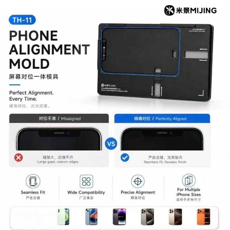 MIJING TH-11 3rd Gen Magnetic  - đánh giá và giá Screen Alignment Tool