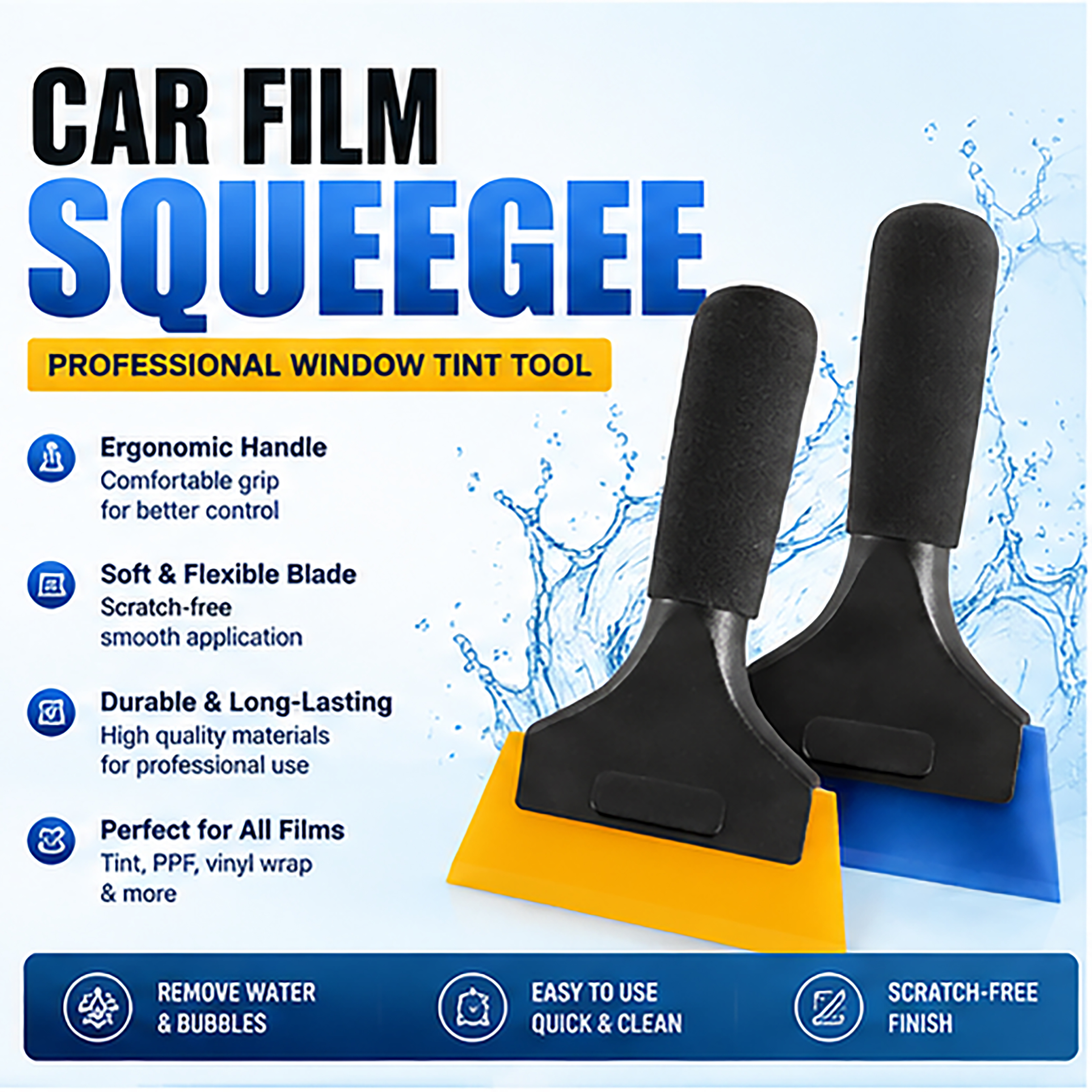 Car Anti Scratch Vinyl Wrap Sq - đánh giá và giá Air Bubble Remover
