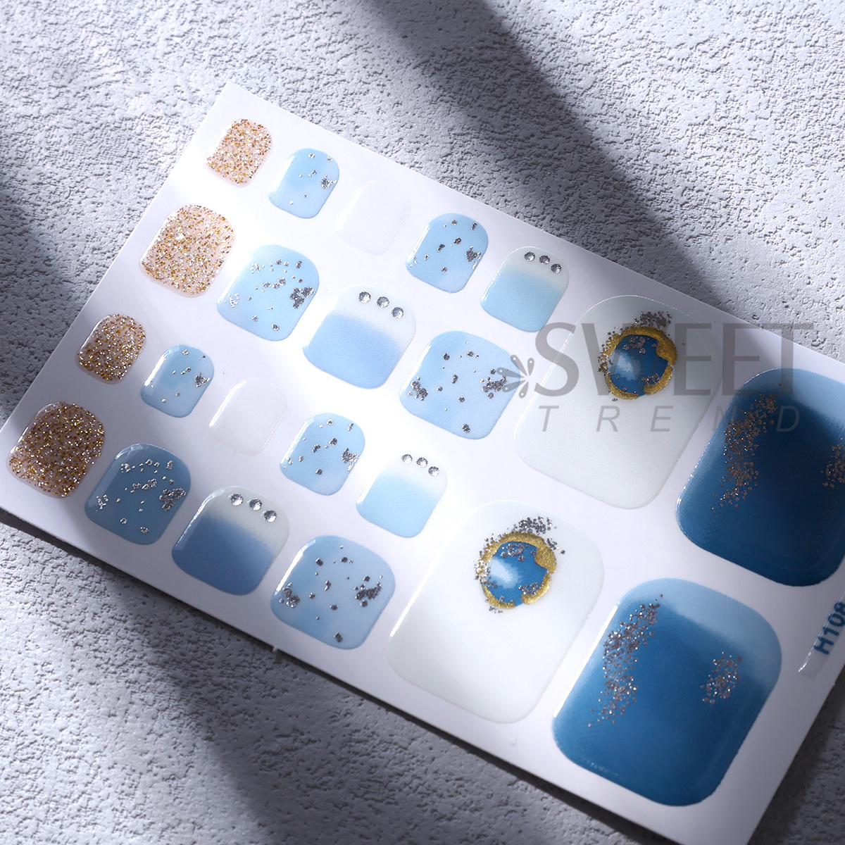 5pcs Elegant Rhinestone Design - đánh giá và giá Full Cover Adhesive