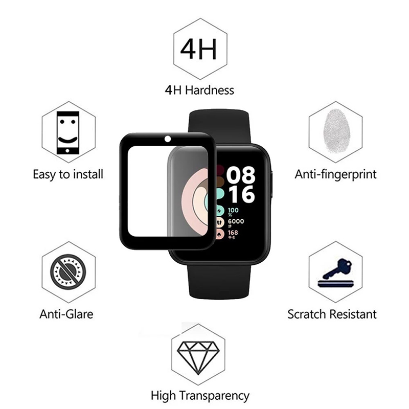 2 Pcs Tempered Glass for Redmi - đánh giá và giá Smartwatch Screen Film