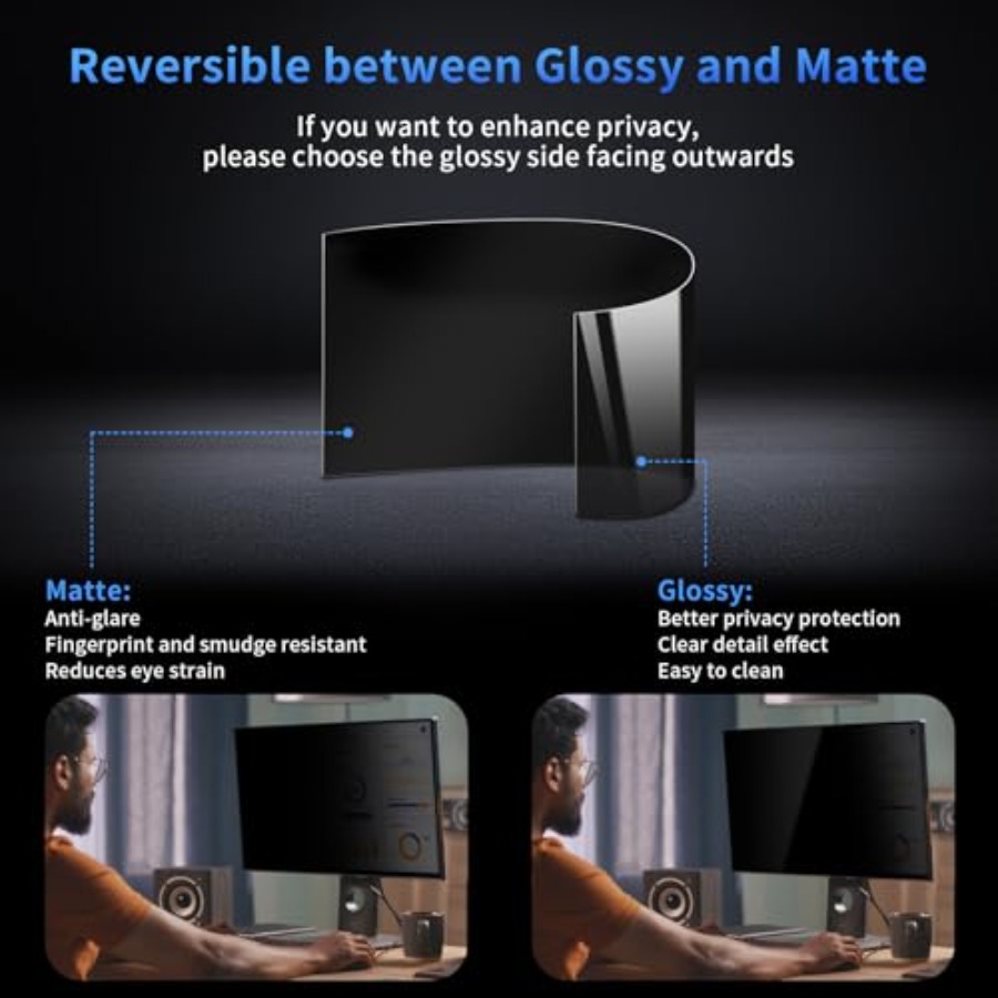 2 Pack 27 Inch Curved Computer - đánh giá và giá Privacy Filter 2Pack