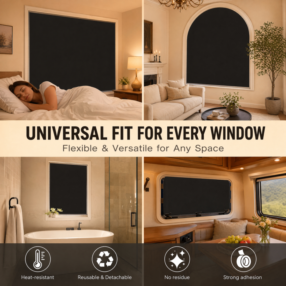 100% Blackout Curtain Darkest  - đánh giá và giá Privacy Screen Protector