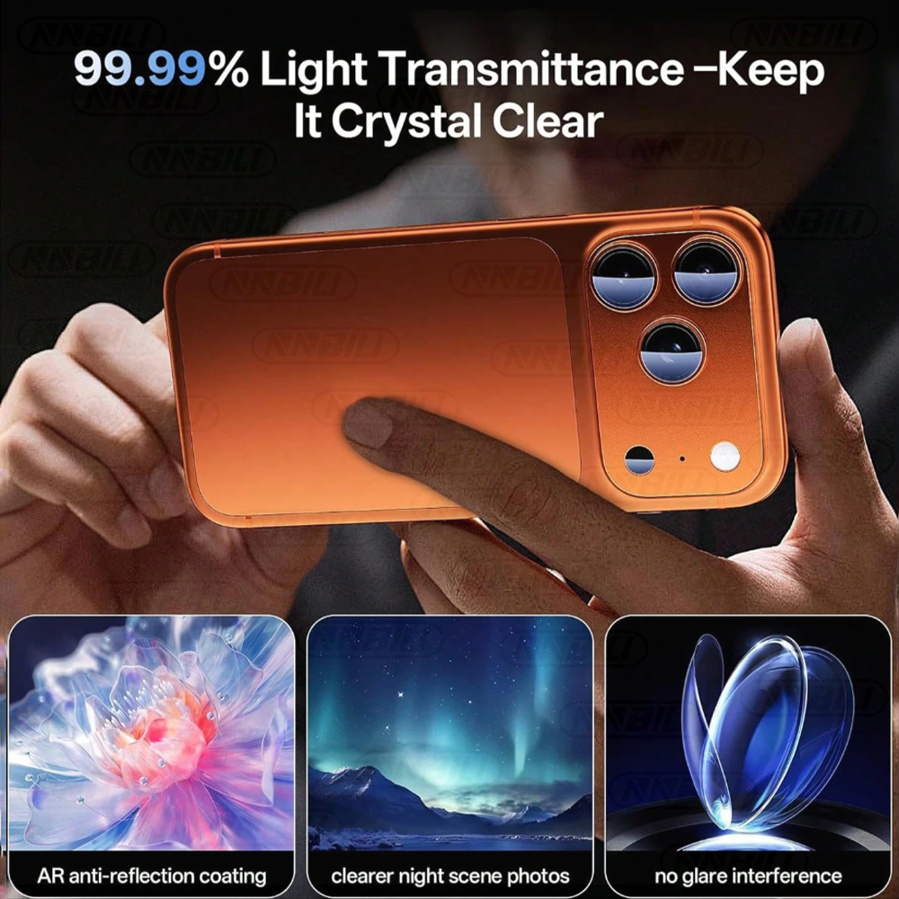 NNBILI 2Pcs For IPhone 17 Pro  - đánh giá và giá Tempered Glass Screen 9H