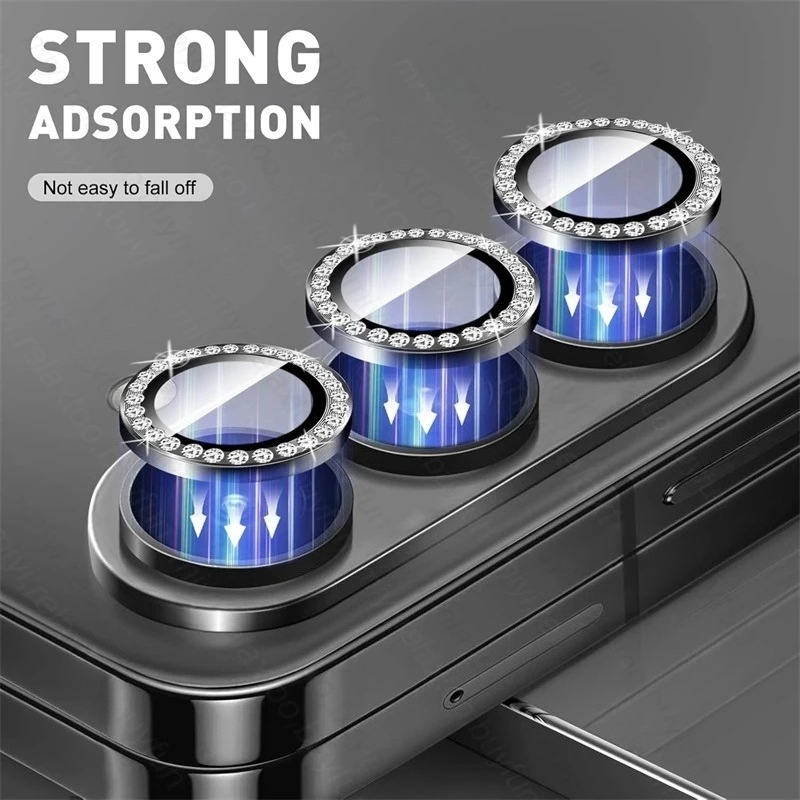 3D Sparkling Rhinestone 9H Len - đánh giá và giá Tempered Glass Screen 9H