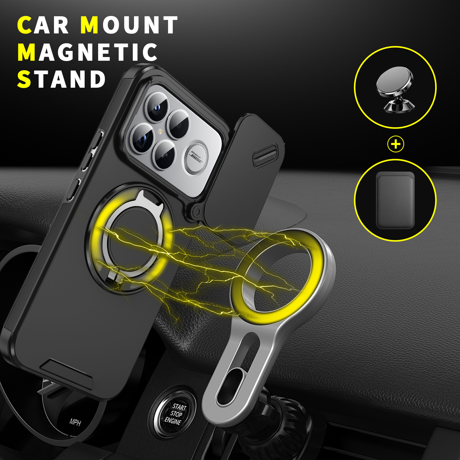 Magnetic Wireless Charging Rin - đánh giá và giá Camera Lens Protector