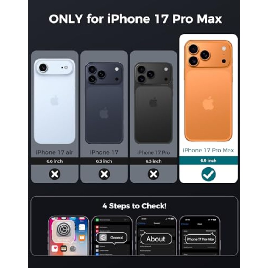 for iPhone 17 Pro Max Case wit - đánh giá và giá Privacy Screen Protector
