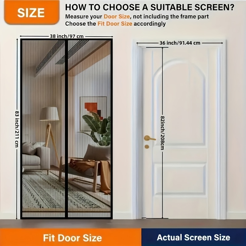 Magnetic mosquito screen door  - đánh giá và giá Privacy Screen Protector