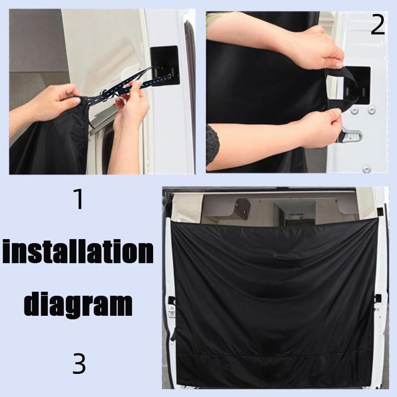 Black Large Car Privacy Drapes - đánh giá và giá Privacy Screen Protector