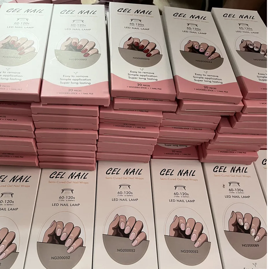 16/18/20Tips Gel Nail Stcikers - đánh giá và giá Full Cover Adhesive