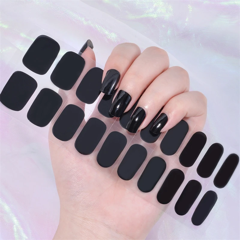 16/18/20Tips Gel Nail Stcikers - đánh giá và giá Full Cover Adhesive