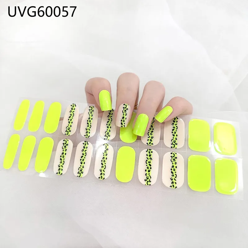 16/18/20Tips Gel Nail Stcikers - đánh giá và giá Full Cover Adhesive